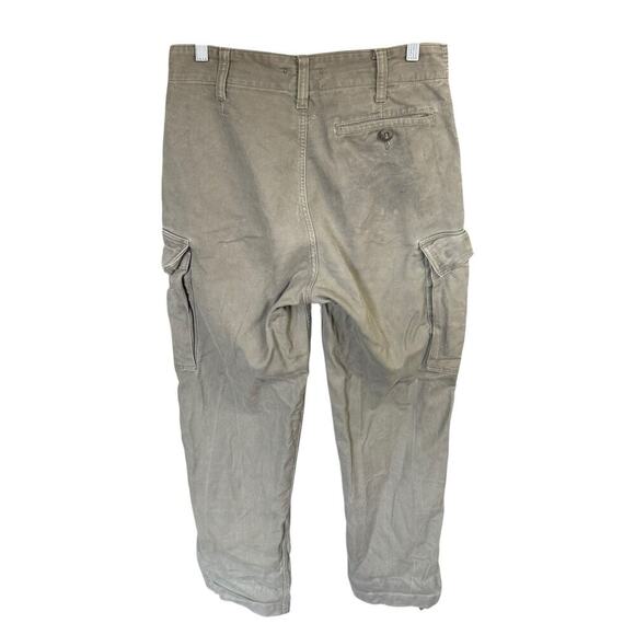 Vtg 80s H Winnen GMBH & Co army pants 6 Green Grunge Gorpcore Cargo Button Fly - Picture 5 of 14